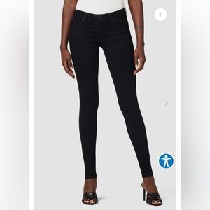 Hudson Krista Ankle Super Skinny black jeans